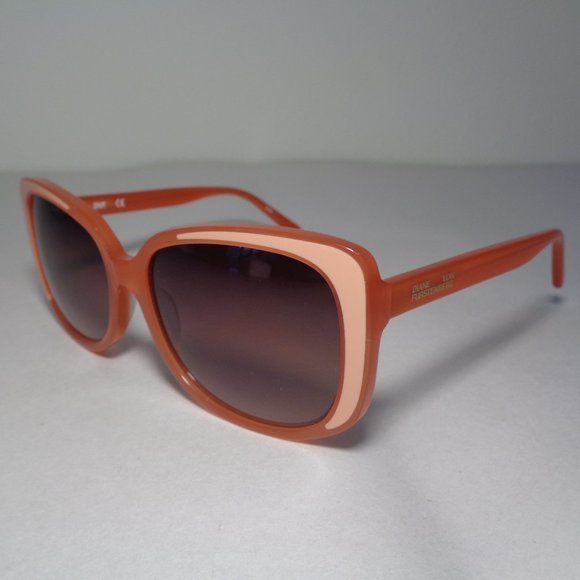 Diane von Furstenberg RAYNA DVF679S Papaya New Women\'s Sunglasses main image 12